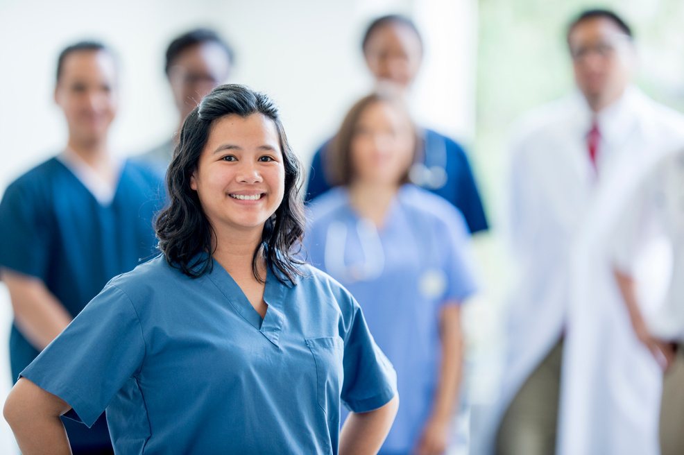 Group of Nurses and Doctors